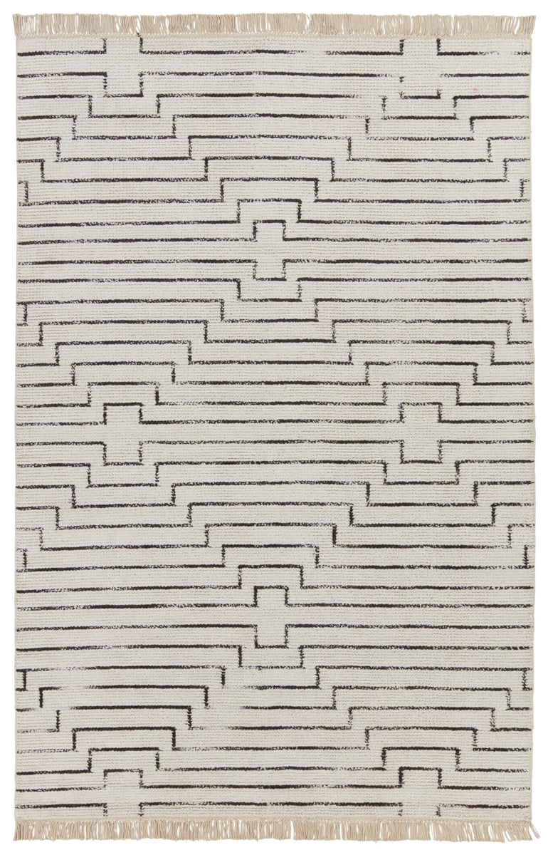 Satellite - Alloy Fringe Area Rug